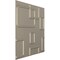 Ekena Millwork 19 5/8in. W x 19 5/8in. H Odessa EnduraWall Decorative 3D Wall Panel Covers 2.67 Sq. Ft. WP20X20ODCSV - alternate 3